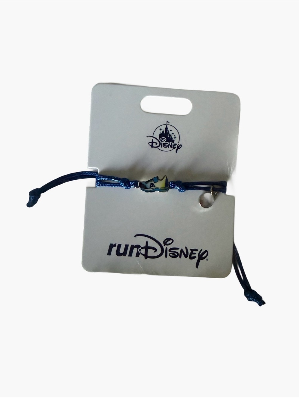 RunDisney Adjustable Bracelet Navy Running Shoe Charm